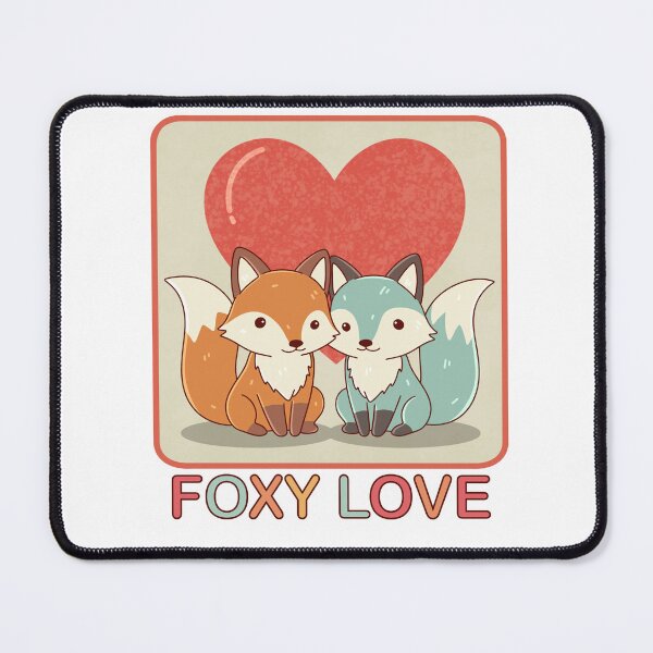 Item preview, Foxy Love – Cute Fox Valentine Design designed and sold by tviyluv.