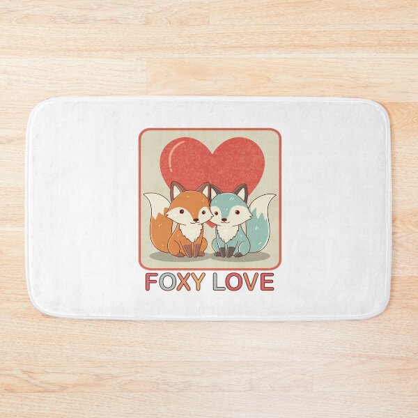 Item preview, Foxy Love – Cute Fox Valentine Design designed and sold by tviyluv.