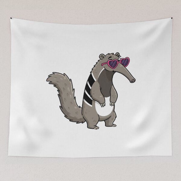 Item preview, Cute Anteater Pink Heart Sunglasses designed and sold by k3rstman1.