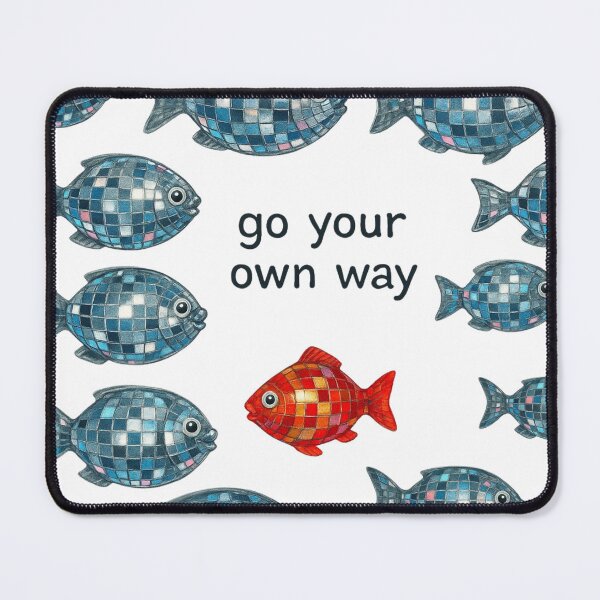 Item preview, Go Your Own Way Disco Fish designed and sold by NocturnalSlashie.