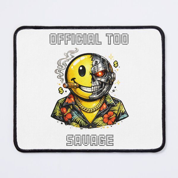 Item preview, OFFICIAL TOO SAVAGE - Cyborg Montana Smiley designed and sold by 1Fancys.