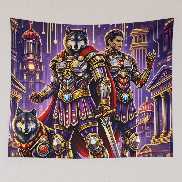 Item preview, Romulus & Remus – Future of Rome Art designed and sold by EASNFTCOL.