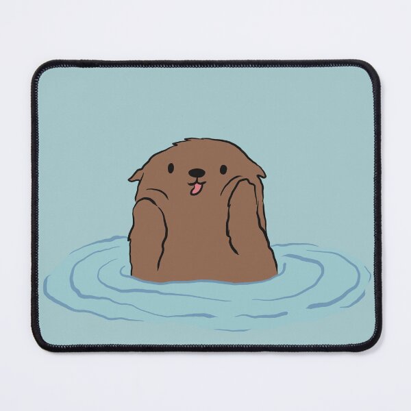 Item preview, Mlem otter - cute silly animals designed and sold by aziza-doodles.