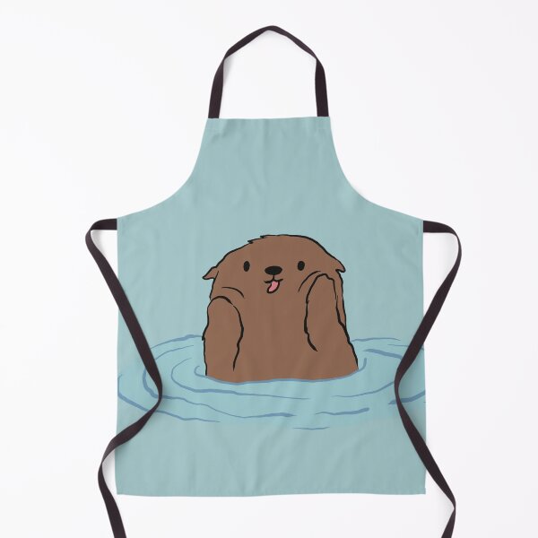 Item preview, Mlem otter - cute silly animals designed and sold by aziza-doodles.