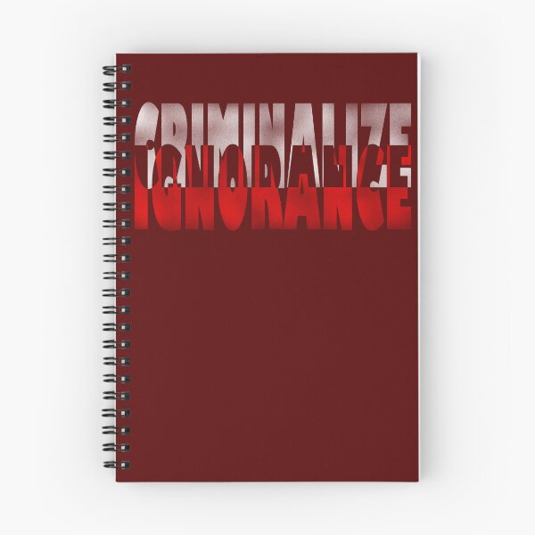 Item preview, Criminalize ignorance designed and sold by BeJahMan.
