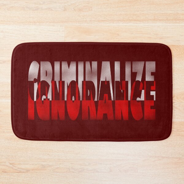 Item preview, Criminalize ignorance designed and sold by BeJahMan.