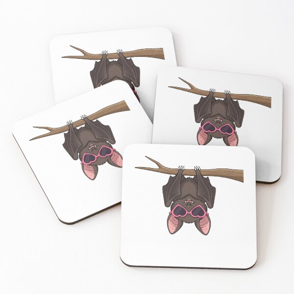 Item preview, Cute Bat Pink Heart Sunglasses Hanging designed and sold by k3rstman1.