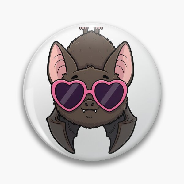Item preview, Cute Bat Pink Heart Sunglasses designed and sold by k3rstman1.