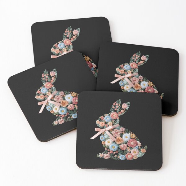 Item preview, Coquette Easter Bunny Floral, Happy Easter, Floral Easter Bunny, Easter, Spring Floral, Bunny Design designed and sold by DesignDenDo ⭐⭐⭐⭐⭐.