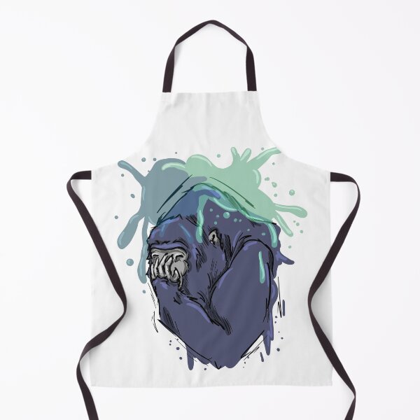 Item preview, Colorful abstract gorilla designed and sold by Antiope33.