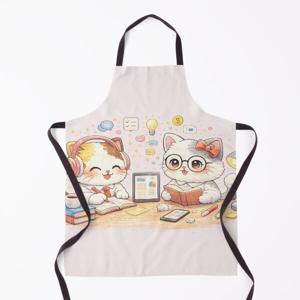 Item preview, Mochi & Lumi – Studying Together designed and sold by Mochi Studio.