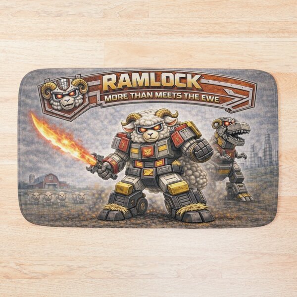 Item preview, MechaSheep: Ramlock (More Than Meets the Ewe) designed and sold by Thpoar.