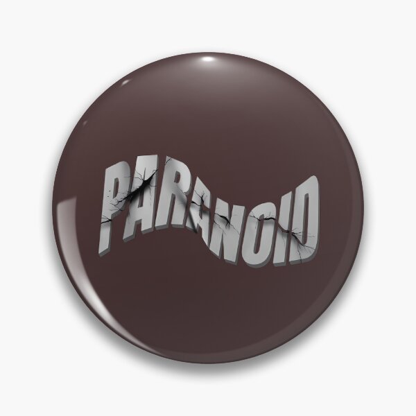Item preview, Paranoid Dark Typography – Cracked Letter Aesthetic Text Design designed and sold by SoftMintDesigns.