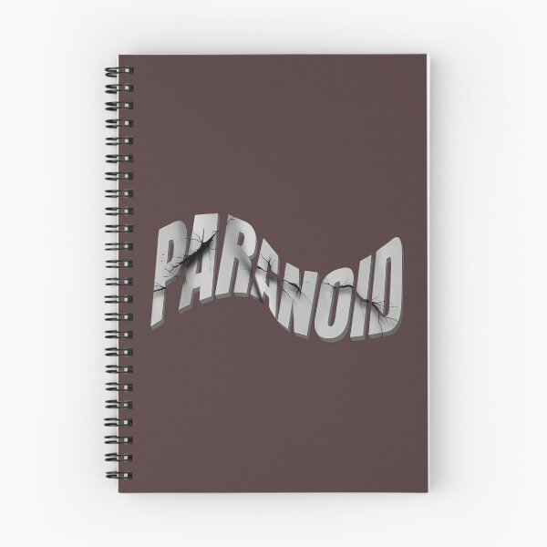 Item preview, Paranoid Dark Typography – Cracked Letter Aesthetic Text Design designed and sold by SoftMintDesigns.