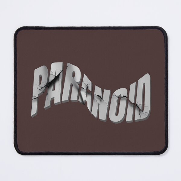 Item preview, Paranoid Dark Typography – Cracked Letter Aesthetic Text Design designed and sold by SoftMintDesigns.