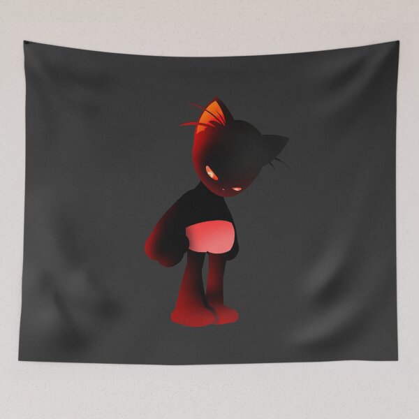 Item preview, Crimson Gaze Cat designed and sold by Lil’ Ember Eyes.