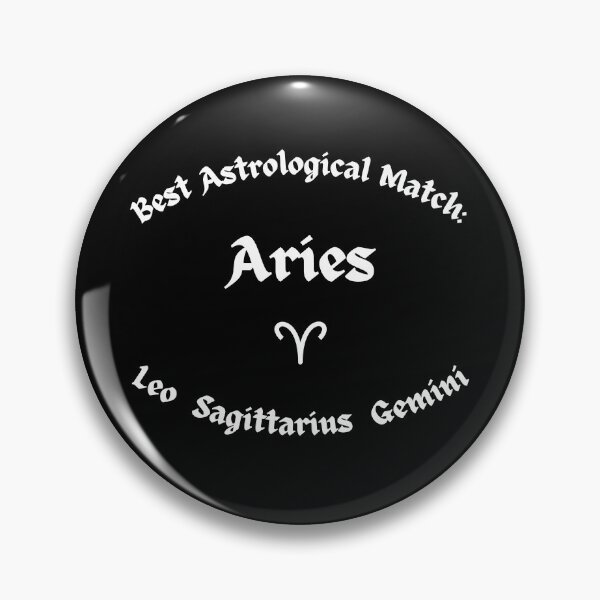 Item preview, Aries Best Astrological Match – Zodiac Compatibility Circle Design designed and sold by MOKRONOS.