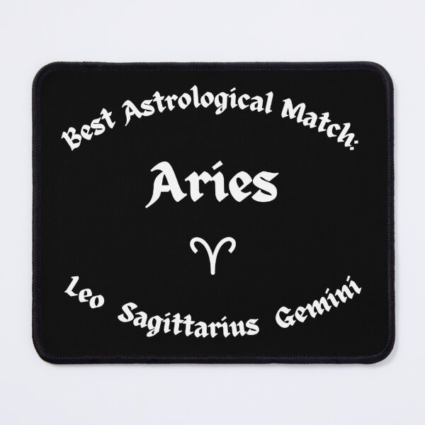 Item preview, Aries Best Astrological Match – Zodiac Compatibility Circle Design designed and sold by MOKRONOS.