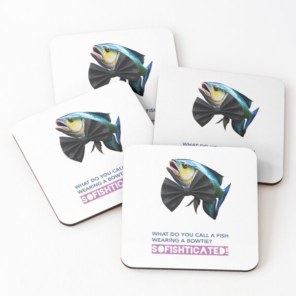 Item preview, SOFISHTICATED FISH PUN | Funny Fish wearing a Bowtie Art | Witty Aquatic Animal Humor Graphic designed and sold by SergioMiklos.