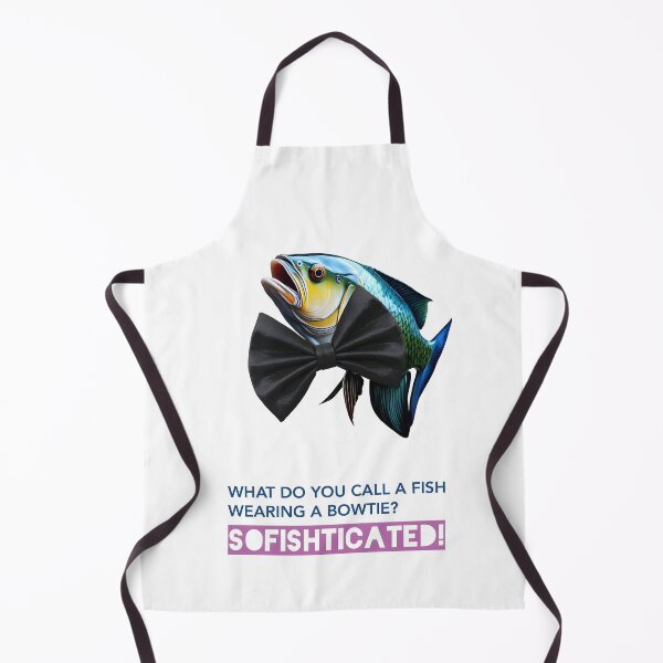 Item preview, SOFISHTICATED FISH PUN | Funny Fish wearing a Bowtie Art | Witty Aquatic Animal Humor Graphic designed and sold by SergioMiklos.