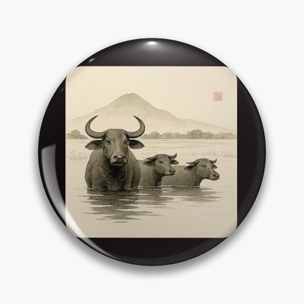 Item preview, Water Buffalo Wildlife Image Collection #6 designed and sold by Helios Be. Lavsh.