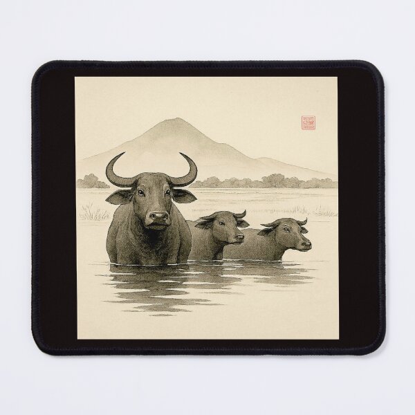Item preview, Water Buffalo Wildlife Image Collection #6 designed and sold by Helios Be. Lavsh.