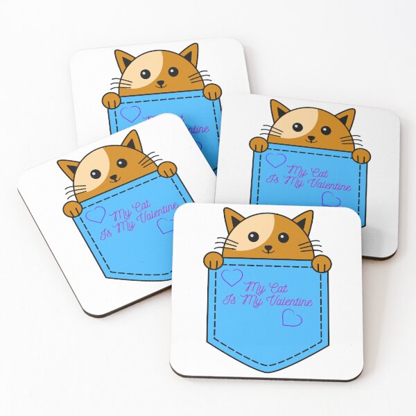Item preview, My Cat Is My Valentine. designed and sold by Dinasshop.