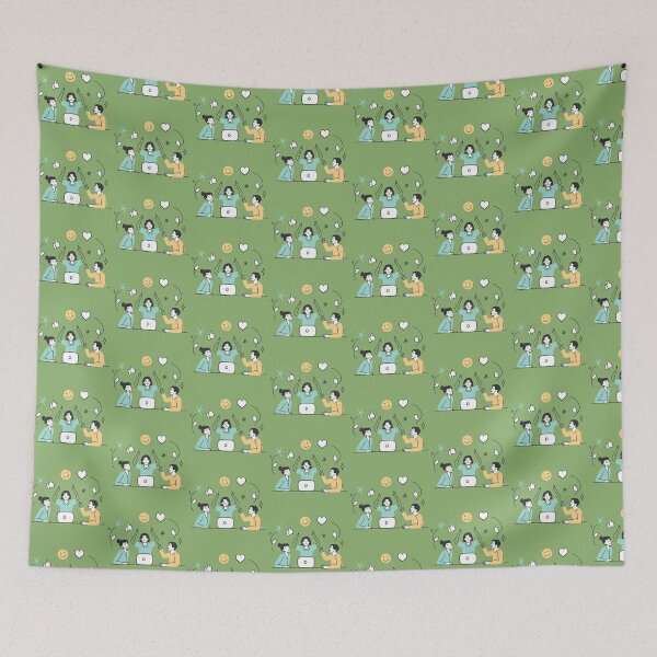 Item preview, Positive Teamwork Illustration Design designed and sold by CreativePallavi.