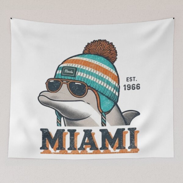 Item preview, Miami Dolphins designed and sold by ethancolestudio.