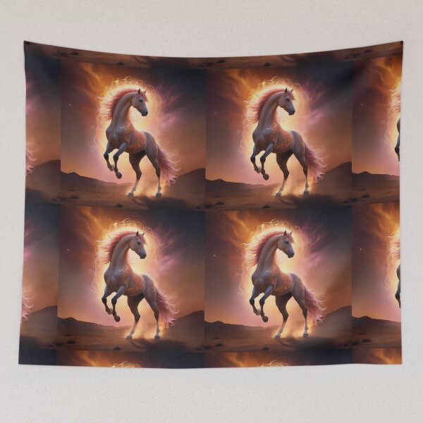 Item preview, The Eternal Solar Stallion designed and sold by Dreamy Armine Art.