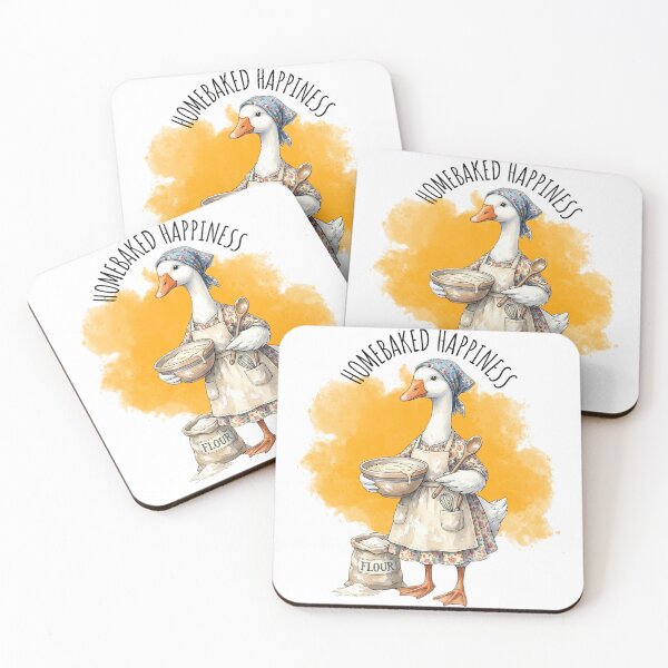 Item preview, Homebaked Happiness Baker Goose Cute Baking Pastry Chef designed and sold by MTJ-Mushrooms.