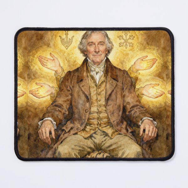 Item preview, Jarndyce from Bleak House Characters from Dickens series illustration watercolor art designed and sold by Vintage Designs +.