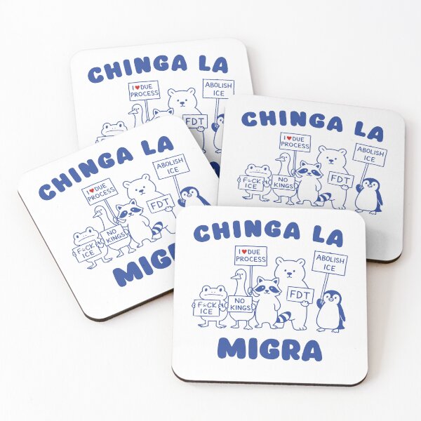 Item preview, Chinga la Migra Subtle Protest - Abolish ICE Anti Deportation designed and sold by borenclolahroy.