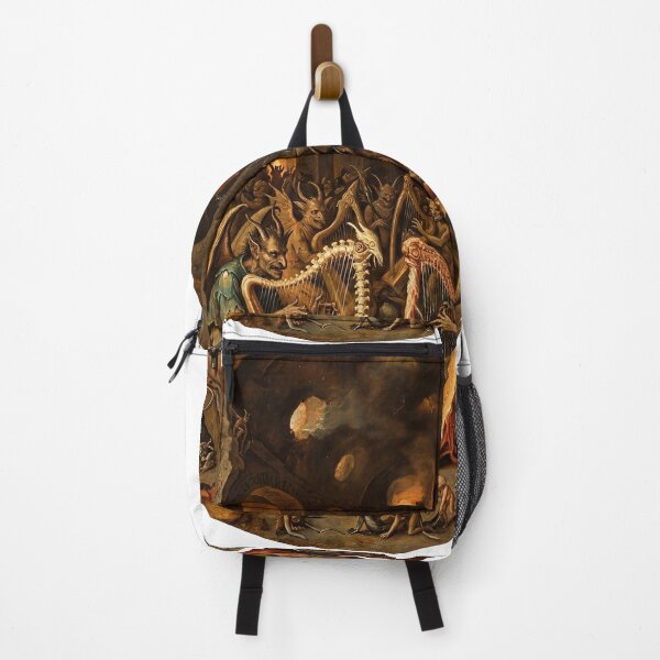 Item preview, Infernal Harp Court after Hieronymus Bosch and Pieter Bruegel designed and sold by Vintage Designs +.