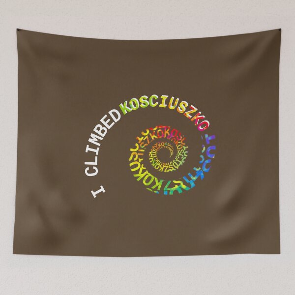 Item preview, I climbed Kosciuszko, Mount Kosciuszko spiral designed and sold by MiFree.