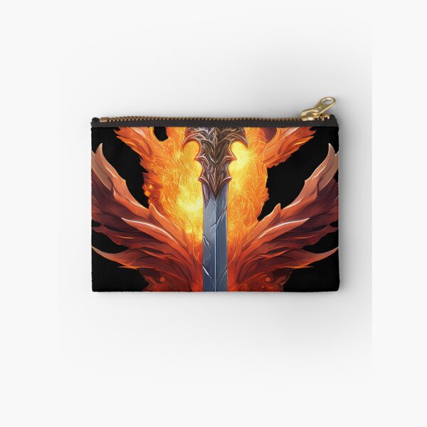 Item preview, Winged Fire Sword designed and sold by Black Ink Visions.