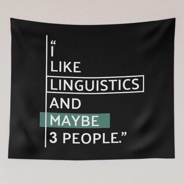 Item preview, I Like Linguistics Funny Linguist Quote designed and sold by MaryAller.