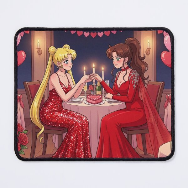 Item preview, Usagi and Makoto on a Valentine's Date designed and sold by Solace Sparkles.