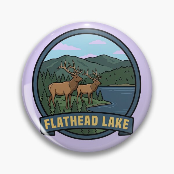 Item preview, Flathead Lake designed and sold by Pixel-Lair.