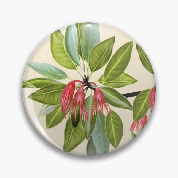 Item preview, Scarlet Ibis (Red Ibis) and Red Mangrove trees designed and sold by Art_By_Wing.