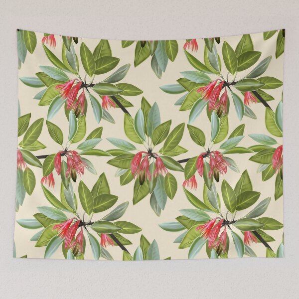 Item preview, Scarlet Ibis (Red Ibis) and Red Mangrove trees designed and sold by Art_By_Wing.