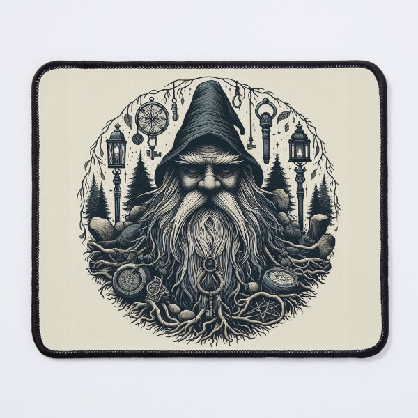 Item preview, Ancient Gnome Forest Guardian designed and sold by Roberta Calabrese.