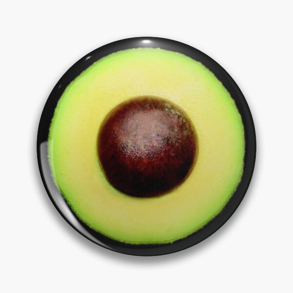 Item preview, round cut avocado designed and sold by inainart.