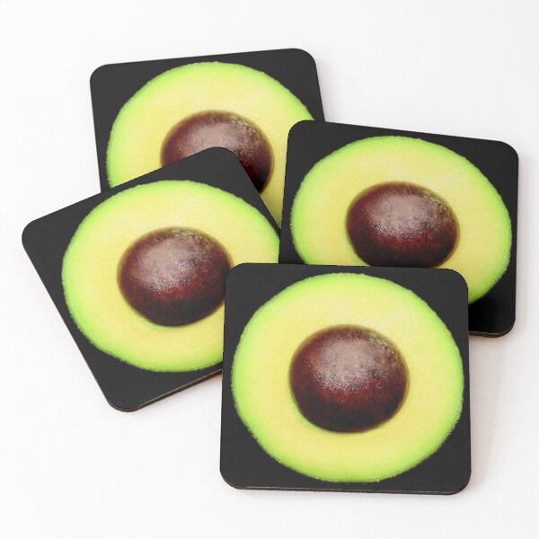 Item preview, round cut avocado designed and sold by inainart.