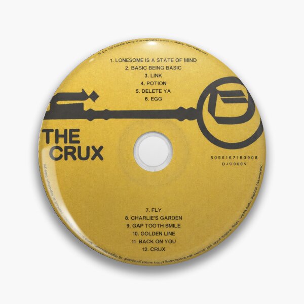 Aperçu de l'œuvre autocollant CD de l'album djo the crux créée et vendue par eliavxmp.