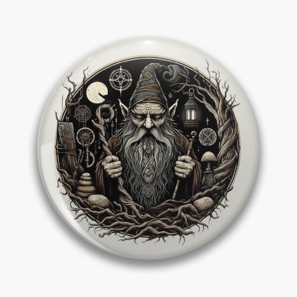 Item preview, Ancient Gnome Forest Guardian designed and sold by Roberta Calabrese.
