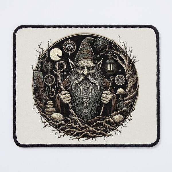 Item preview, Ancient Gnome Forest Guardian designed and sold by Roberta Calabrese.