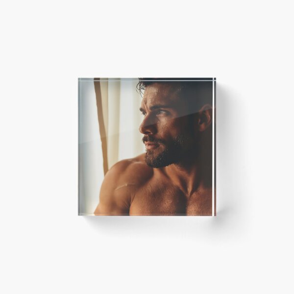 Item preview, Caribbean Heat Alpha – Bold Gay Male Wall Art designed and sold by InkDazzle.