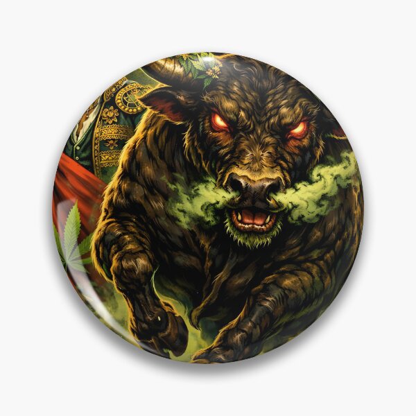 Item preview, The Smoking Bull: "Fumaqueso" and the Matador designed and sold by Dreamy Armine Art.