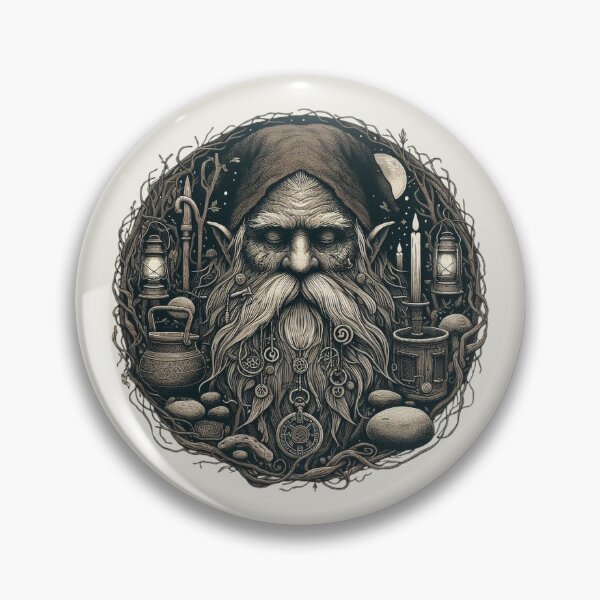 Item preview, Ancient Gnome Forest Guardian designed and sold by Roberta Calabrese.